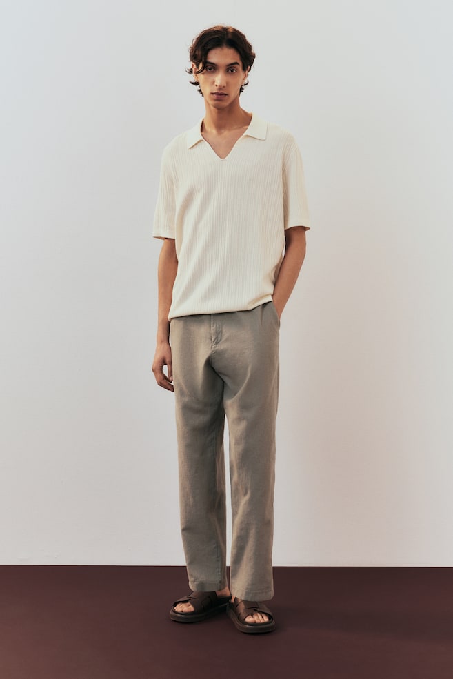 Рубашка поло из хлопка пима классического кроя H&M, бежевый
Рубашка поло из хлопка пима классического кроя H&M, бежевый