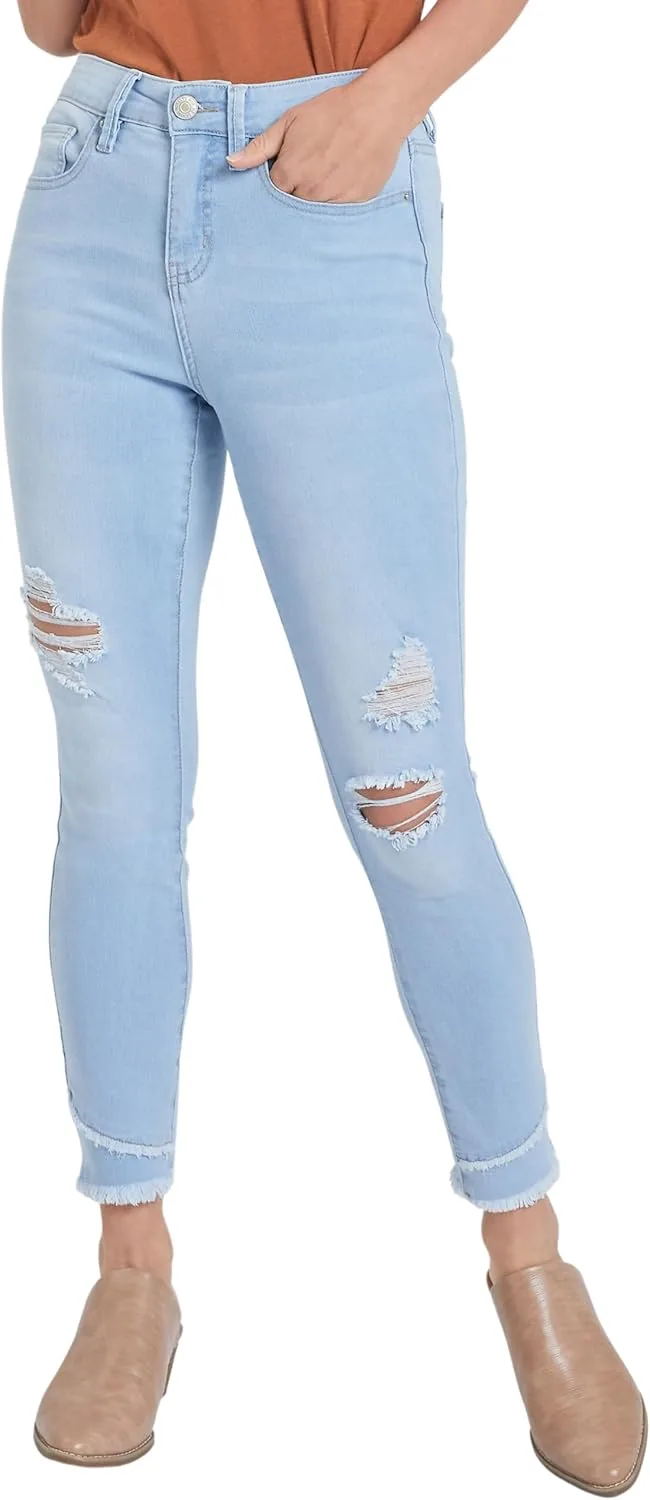 Royalty for Me Women's High Rise Skinny Ankle Jean с двойным рваным краем
Royalty for Me Women's High Rise Skinny Ankle Jean с двойным рваным краем