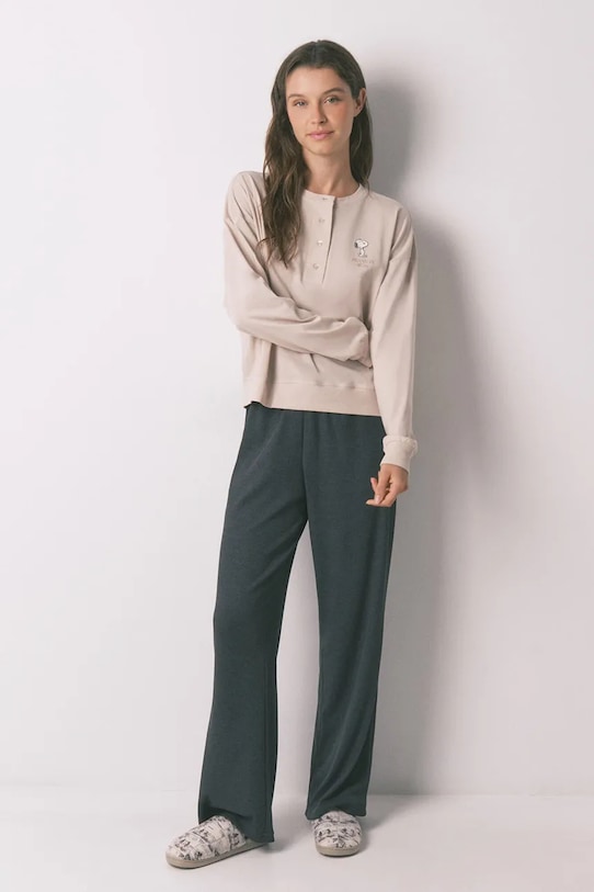 Хлопковая пижама Women'Secret, бежевый
Хлопковая пижама Women'Secret, бежевый