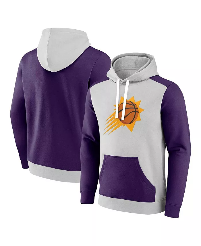 Мужская серая толстовка с капюшоном Phoenix Suns Arctic Colorblock с фиолетовыми вставками Fanatics
Мужская серая толстовка с капюшоном Phoenix Suns Arctic Colorblock с фиолетовыми вставками Fanatics