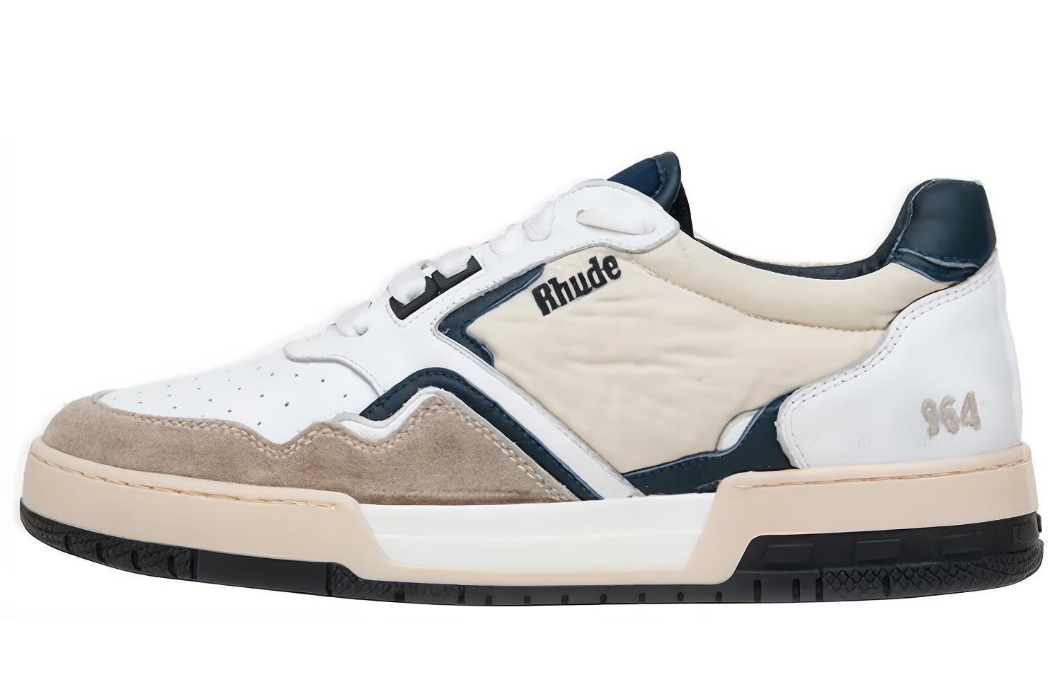 Кроссовки Racing 'White Navy' RHUDE, бело-серо-голубые 
Кроссовки Racing 'White Navy' RHUDE, бело-серо-голубые