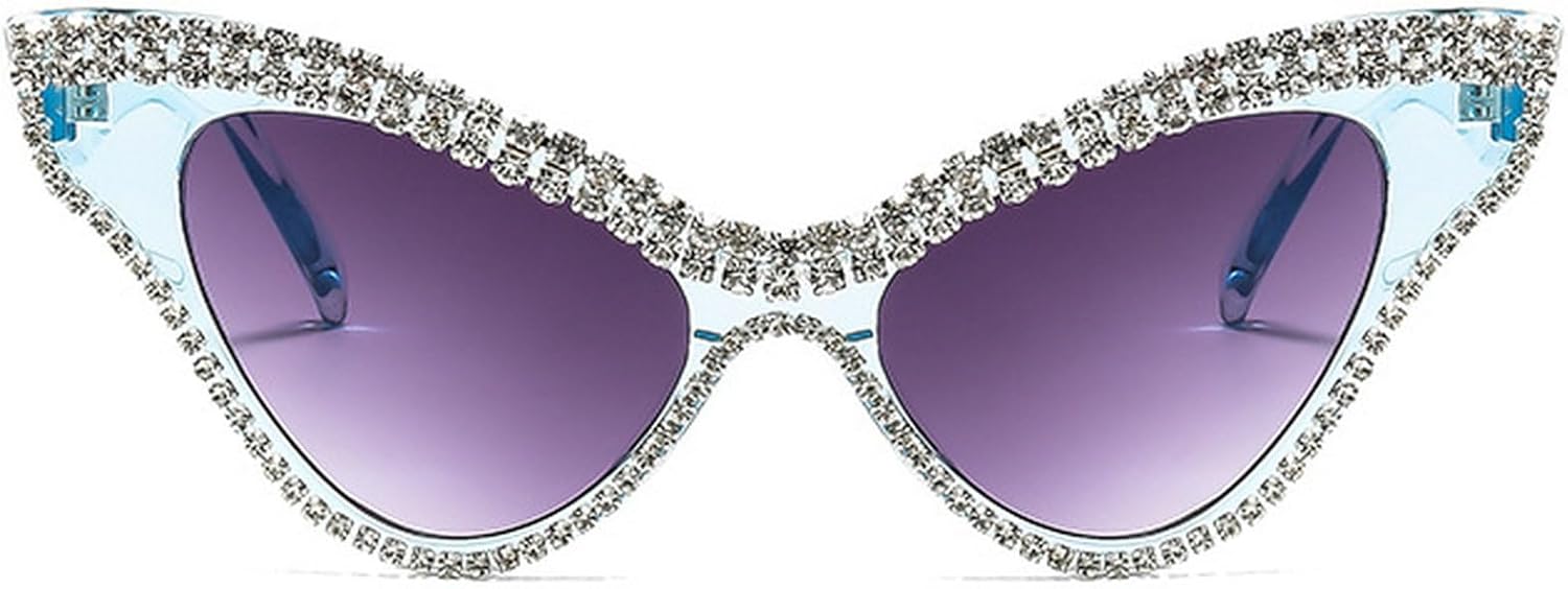 Роскошные солнцезащитные очки «кошачий глаз» для женщин, украшенные стразами, модные солнцезащитные очки с бриллиантовым блеском, защита от ультрафиолета UV400 mincl, Blue
Роскошные солнцезащитные очки «кошачий глаз» для женщин, украшенные стразами, модные солнцезащитные очки с бриллиантовым блеском, защита от ультрафиолета UV400 mincl, Blue