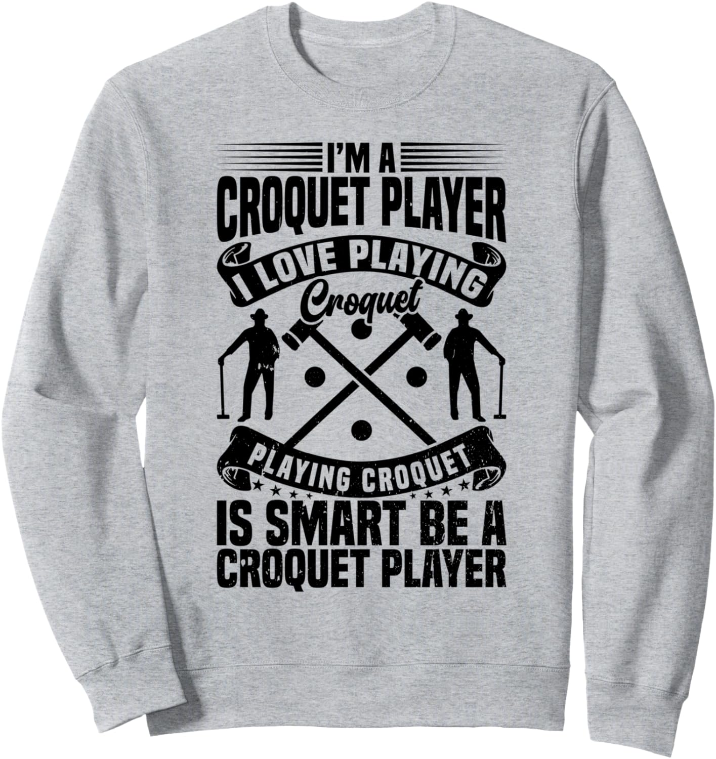 Я - игрок в крокет. Я люблю играть в крокет. Толстовка Croquet Game Croquet Player, серый
Я - игрок в крокет. Я люблю играть в крокет. Толстовка Croquet Game Croquet Player, серый