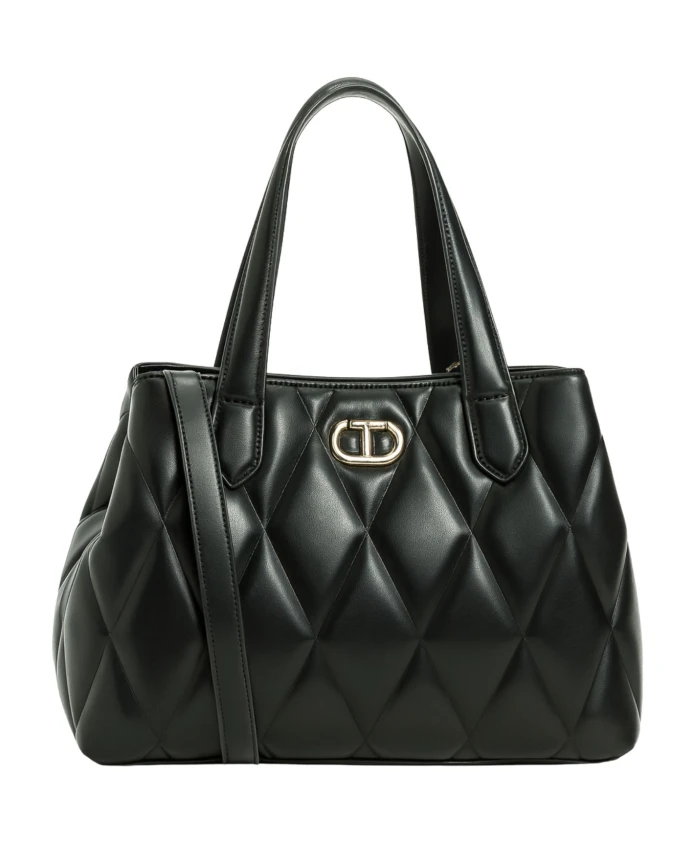 Стеганая сумка-шоппер Twinset, черный
Стеганая сумка-шоппер Twinset, черный