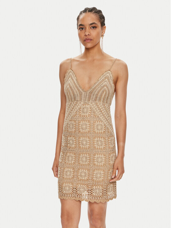 Платье Twinset, бежевый 
Платье Twinset, бежевый