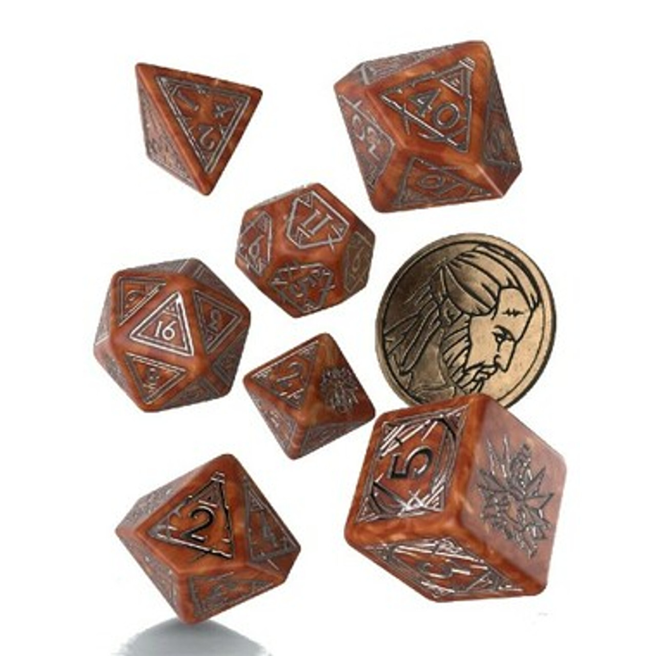 Аксессуары The Witcher: Geralt - The Monster Slayer Dice Set 
Аксессуары The Witcher: Geralt - The Monster Slayer Dice Set