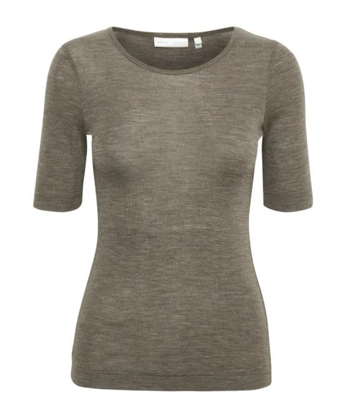 Стильная меланжевая футболка Inwear, коричневый
Стильная меланжевая футболка Inwear, коричневый