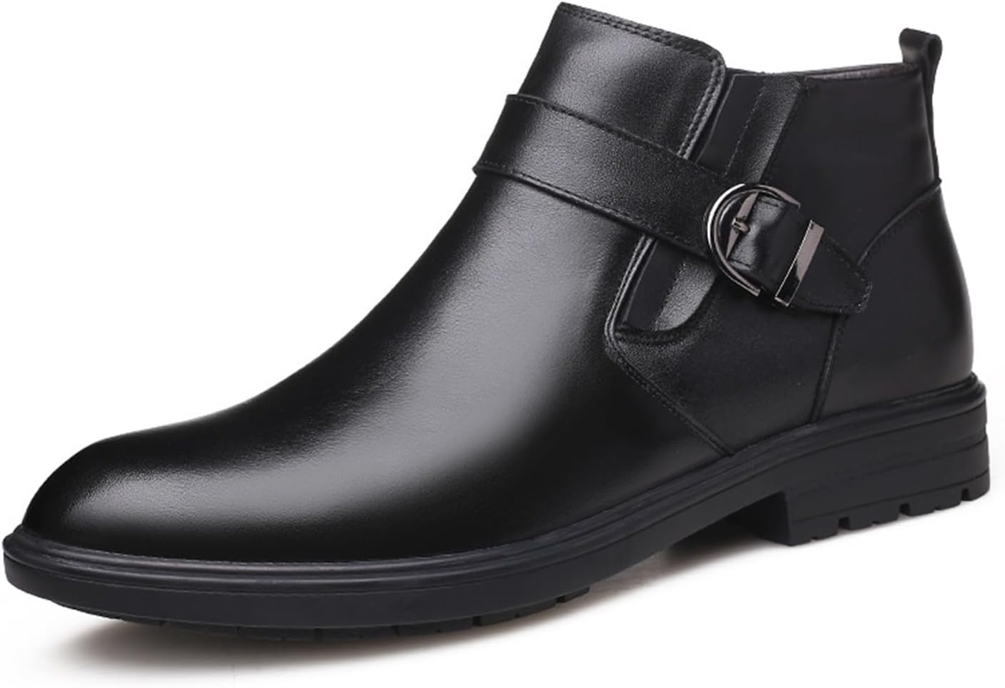 Мужские ботинки челси из синтетической кожи, без шнурков, с пряжкой, до щиколотки, удобные зимние ботинки, комфортные мужские зимние ботинки, черные классические ботинки Generic
Мужские ботинки челси из синтетической кожи, без шнурков, с пряжкой, до щиколотки, удобные зимние ботинки, комфортные мужские зимние ботинки, черные классические ботинки Generic