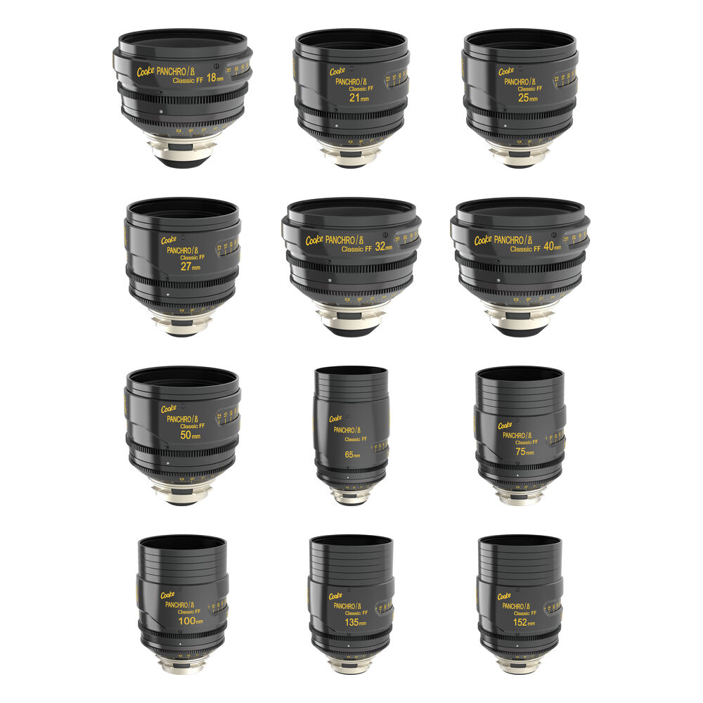 Cooke Panchro/i Classic Full-Frame 12-Lens Set (Feet)
Cooke Panchro/i Classic Full-Frame 12-Lens Set (Feet)