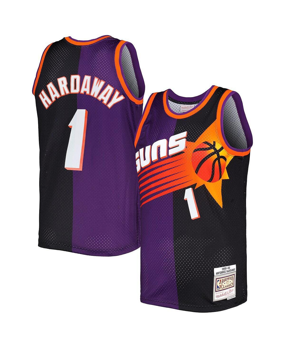 Мужская джерси Penny Hardaway Purple, Black Phoenix Suns Hardwood Classics 1999-00 Split Swingman Mitchell & Ness
Мужская джерси Penny Hardaway Purple, Black Phoenix Suns Hardwood Classics 1999-00 Split Swingman Mitchell & Ness