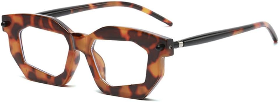 Женские солнцезащитные очки Polygon с двухцветной оправой, модные очки с прозрачными линзами, мужская оправа в стиле панк с заклепками, уникальные солнцезащитные очки UV400 TYUVIVO, Leopard Clear
Женские солнцезащитные очки Polygon с двухцветной оправой, модные очки с прозрачными линзами, мужская оправа в стиле панк с заклепками, уникальные солнцезащитные очки UV400 TYUVIVO, Leopard Clear