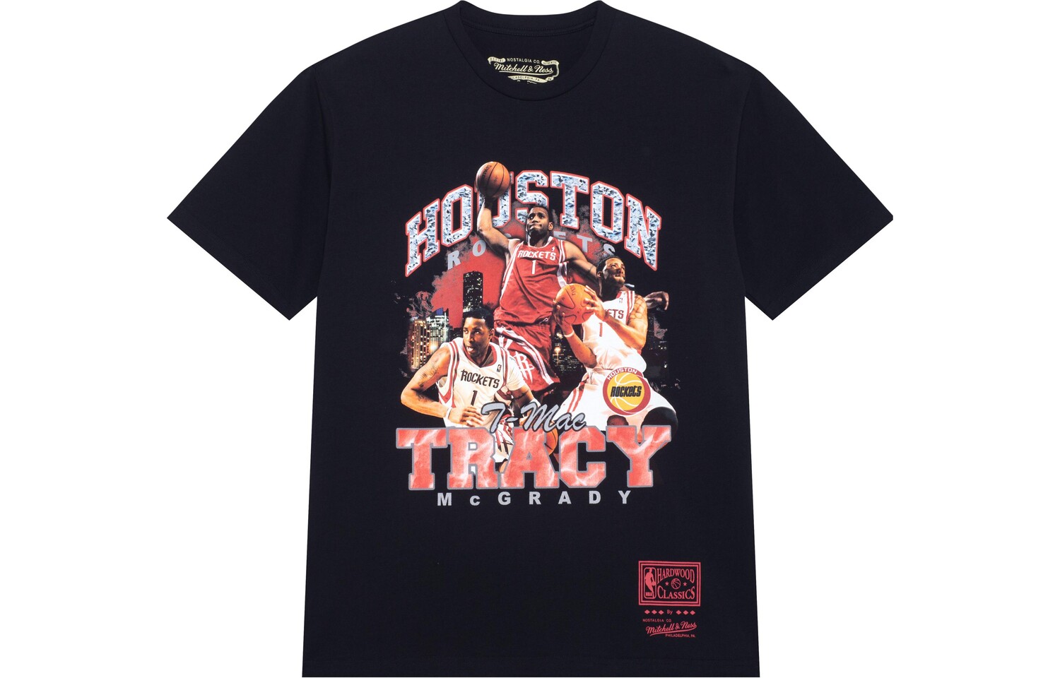 Футболка унисекс черная Mitchell & Ness, черный
Футболка унисекс черная Mitchell & Ness, черный