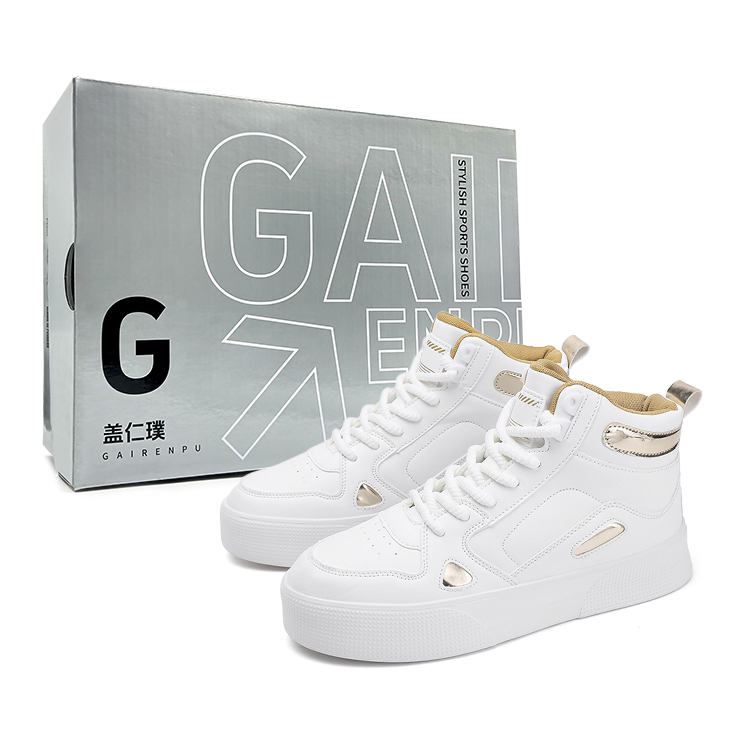 Gai Renpu Скользоустойчивые водонепроницаемые износостойкие дышащие утепленные мидтоп скейтборд кроссовки мужские белый золотой бокс, цвет White Gold Box
Gai Renpu Скользоустойчивые водонепроницаемые износостойкие дышащие утепленные мидтоп скейтборд кроссовки мужские белый золотой бокс, цвет White Gold Box