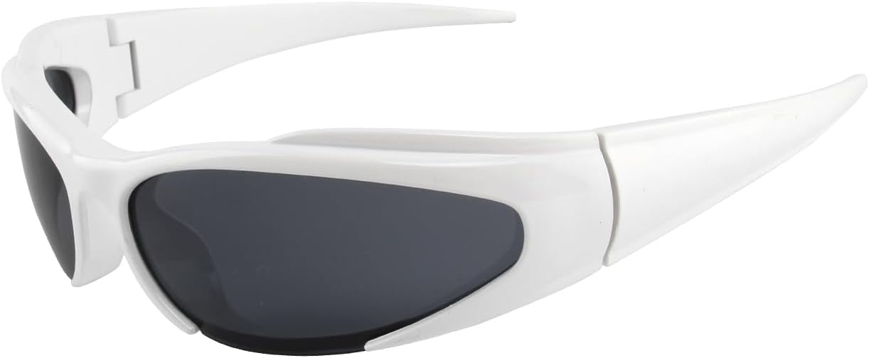 Солнцезащитные очки KENBO Y2K, обтекаемая форма, футуристические солнцезащитные очки для мужчин и женщин, овальная форма, модные спортивные солнцезащитные очки большого размера, White Frame / Grey Lens
Солнцезащитные очки KENBO Y2K, обтекаемая форма, футуристические солнцезащитные очки для мужчин и женщин, овальная форма, модные спортивные солнцезащитные очки большого размера, White Frame / Grey Lens