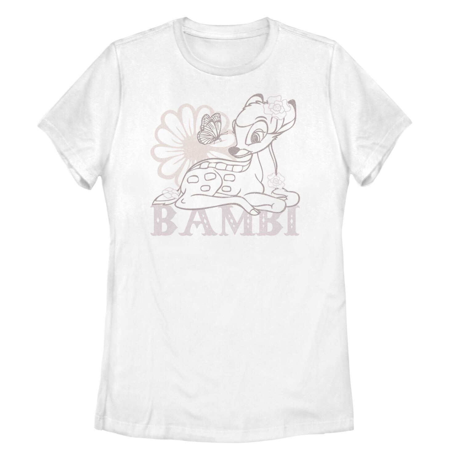 Детская футболка Disney's Bambi с простым цветочным портретом и рисунком Licensed Character
Детская футболка Disney's Bambi с простым цветочным портретом и рисунком Licensed Character