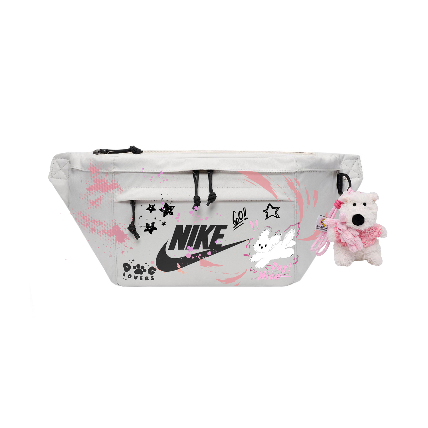 Nike Тканевый панк-медведь наплечная сумка через плечо унисекс черный синий белый, Puppy Party (White Pink)
Nike Тканевый панк-медведь наплечная сумка через плечо унисекс черный синий белый, Puppy Party (White Pink)