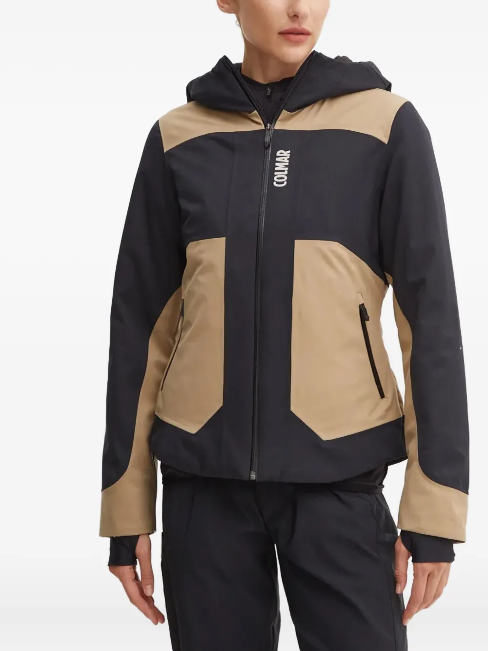 Куртка с капюшоном и комбинированными вставками Colmar, черный
Куртка с капюшоном и комбинированными вставками Colmar, черный