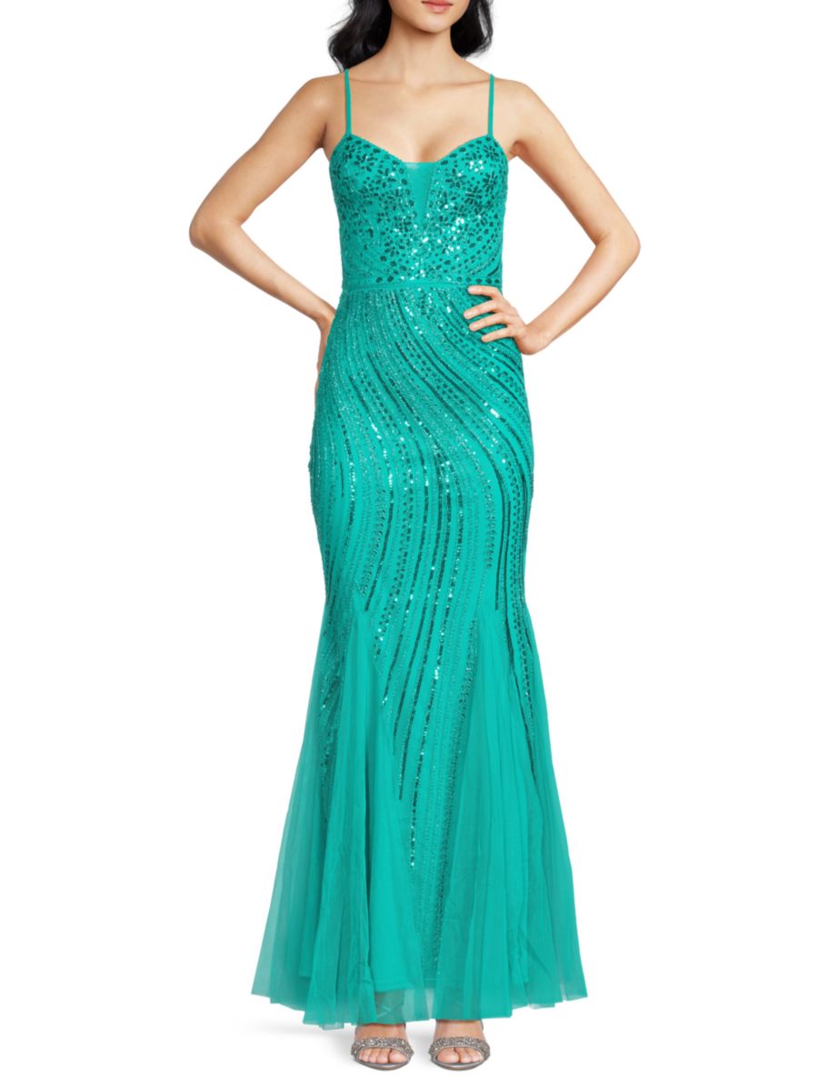 Платье, украшенное пайетками Lulus, зеленый
Платье, украшенное пайетками Lulus, зеленый