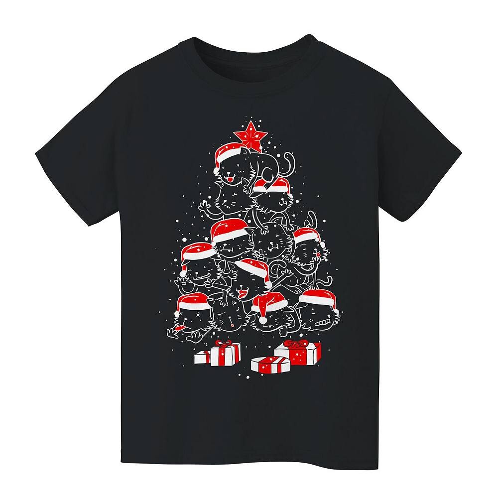 Детская футболка с рождественским рисунком Top Pile Of XMas Cats для детей 8–20 лет Licensed Character, черный
Детская футболка с рождественским рисунком Top Pile Of XMas Cats для детей 8–20 лет Licensed Character, черный