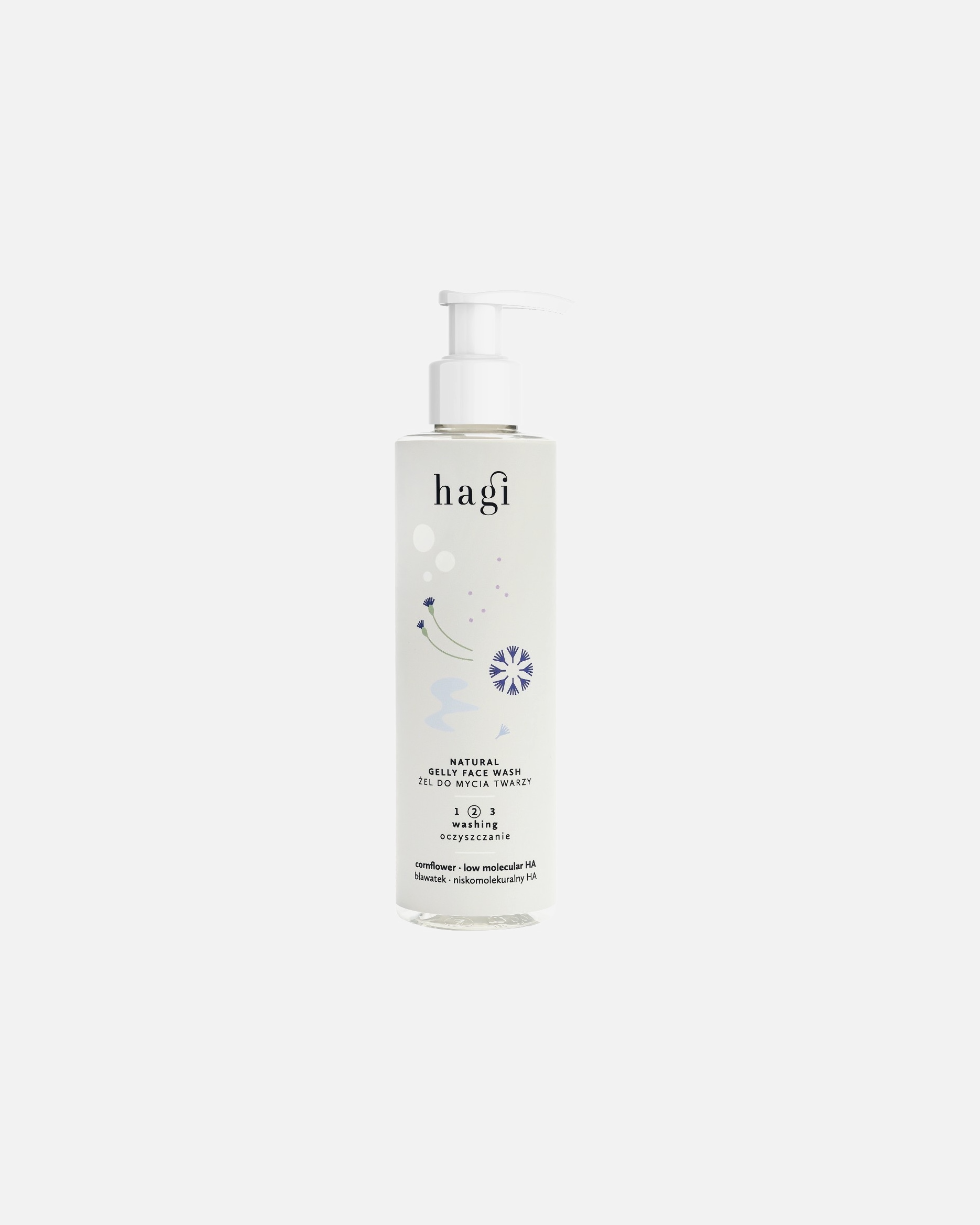 Очищающий гель для лица Hagi Cosmetics, 200 мл
Очищающий гель для лица Hagi Cosmetics, 200 мл