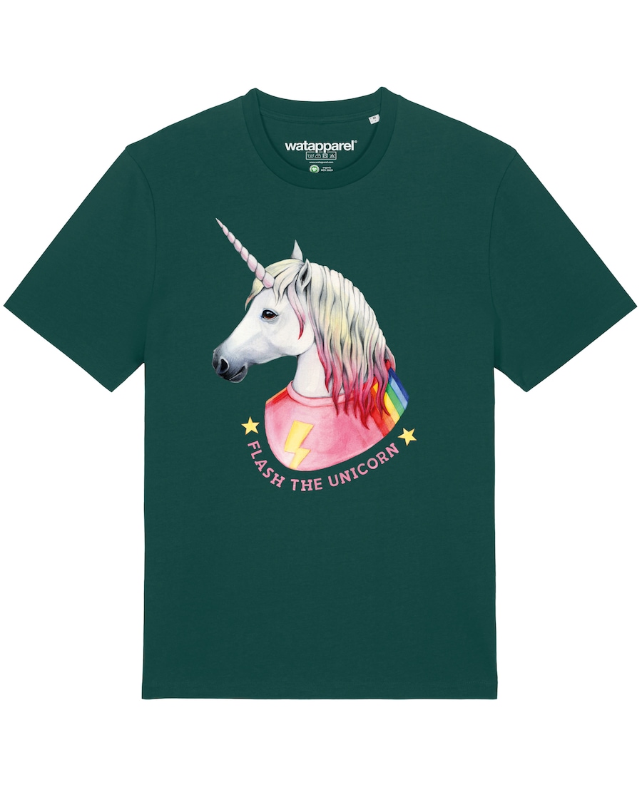 Рубашка Watapparel Flash, the unicorn, темно-зеленый
Рубашка Watapparel Flash, the unicorn, темно-зеленый