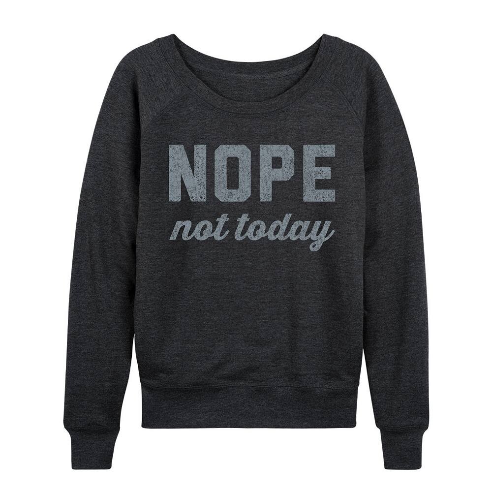 Женский легкий свитшот из френч терри Nope Not Today Licensed Character, цвет Heather Charcoal
Женский легкий свитшот из френч терри Nope Not Today Licensed Character, цвет Heather Charcoal