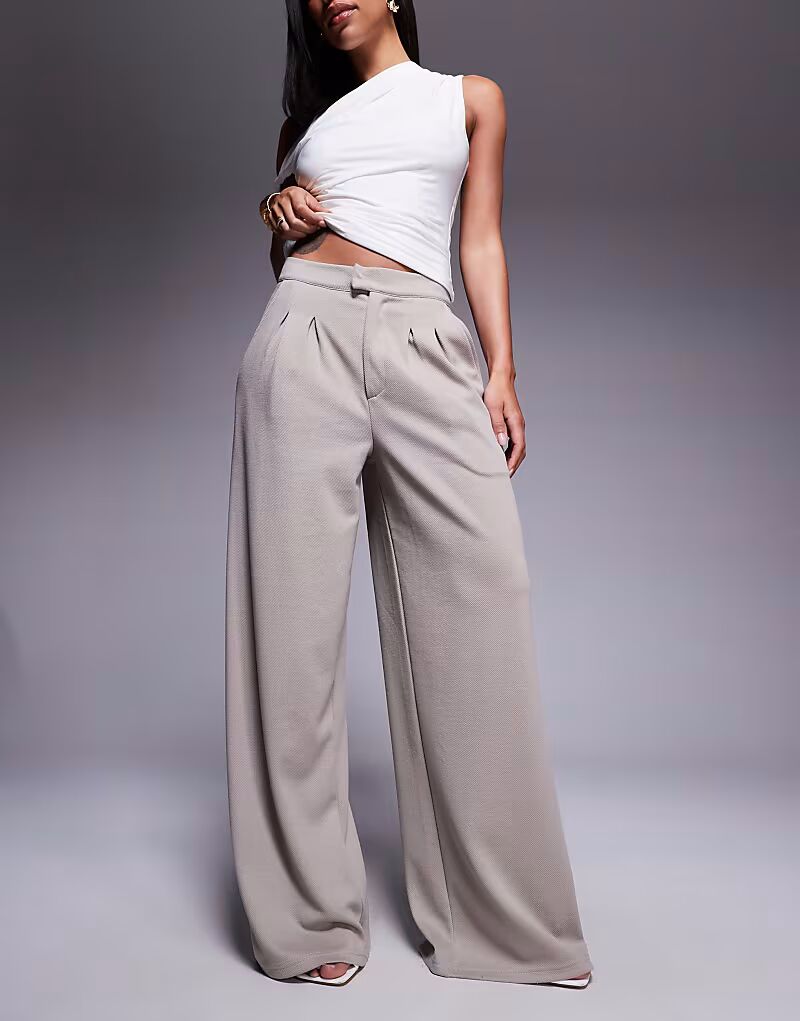 Широкие брюки из трикотажного твила ASOS DESIGN в каменном цвете
Широкие брюки из трикотажного твила ASOS DESIGN в каменном цвете