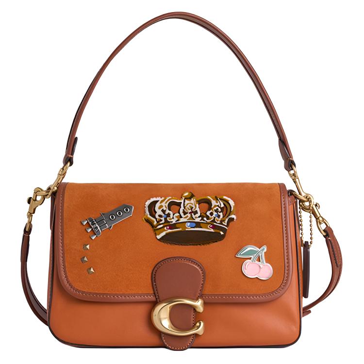 COACH Кожаная сумка через плечо среднего размера для женщин
COACH Кожаная сумка через плечо среднего размера для женщин