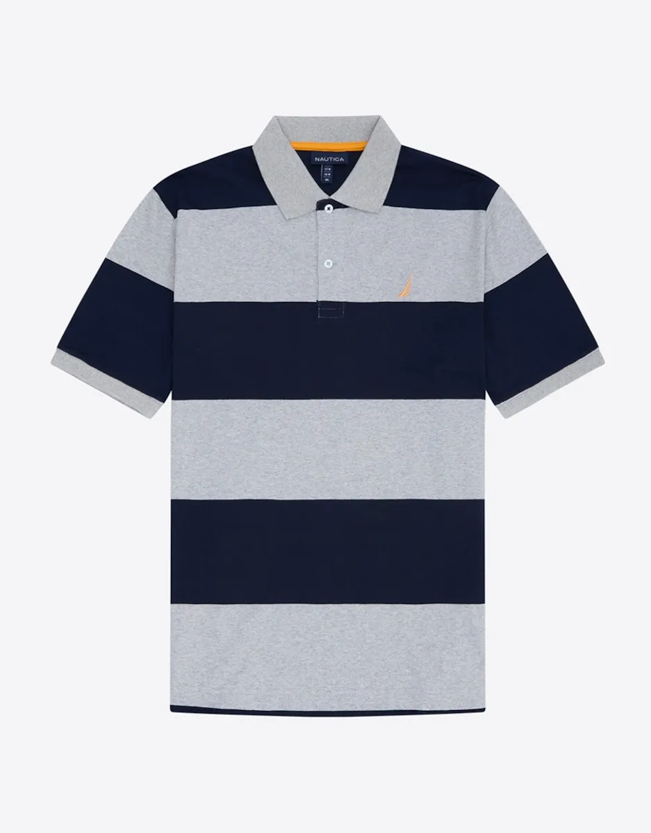 Мужская классическая рубашка поло с коротким рукавом Nautica, серый
Мужская классическая рубашка поло с коротким рукавом Nautica, серый