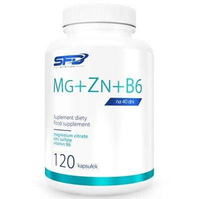 SFD, Nutrition Mg + Zn + B6 120 капсул
SFD, Nutrition Mg + Zn + B6 120 капсул