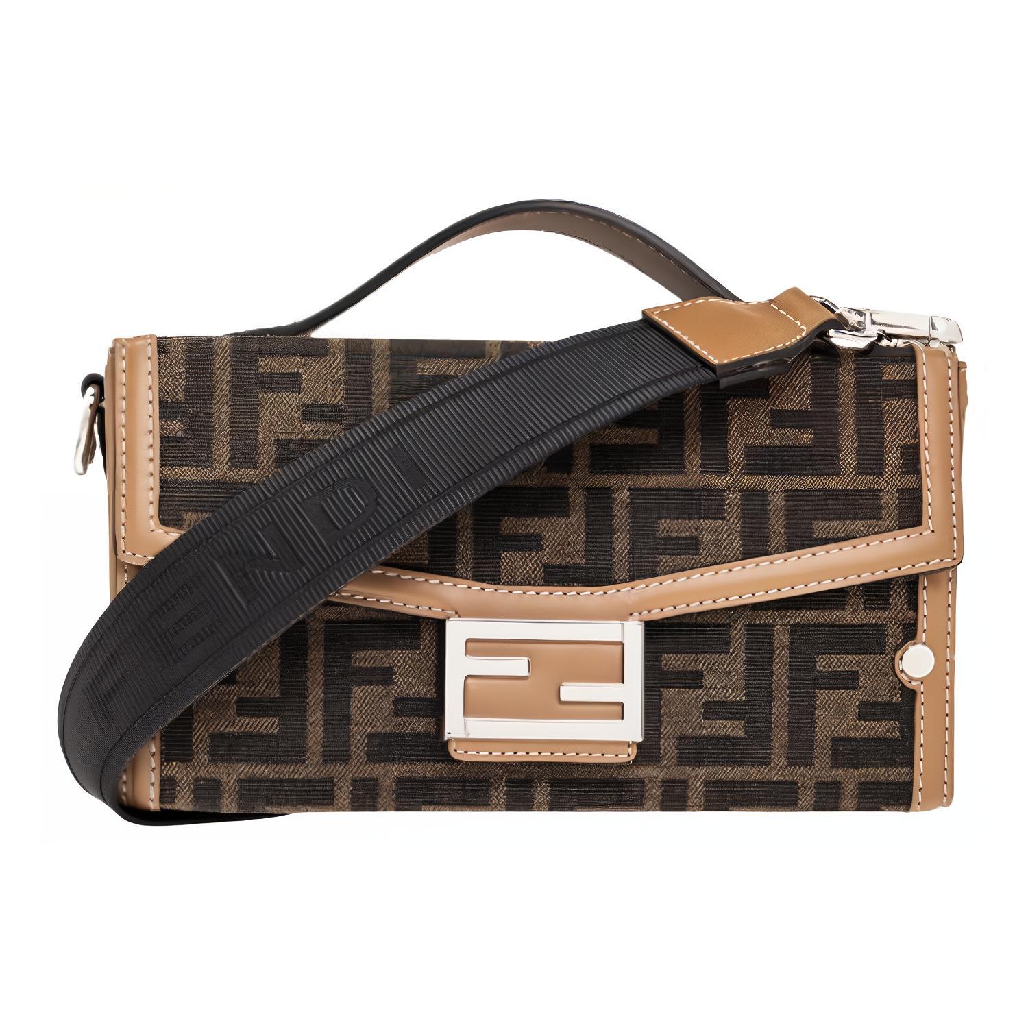 FENDI Сумка-сумка-багет текстильная кожаная наплечная сумка через плечо мужская коричневая
FENDI Сумка-сумка-багет текстильная кожаная наплечная сумка через плечо мужская коричневая