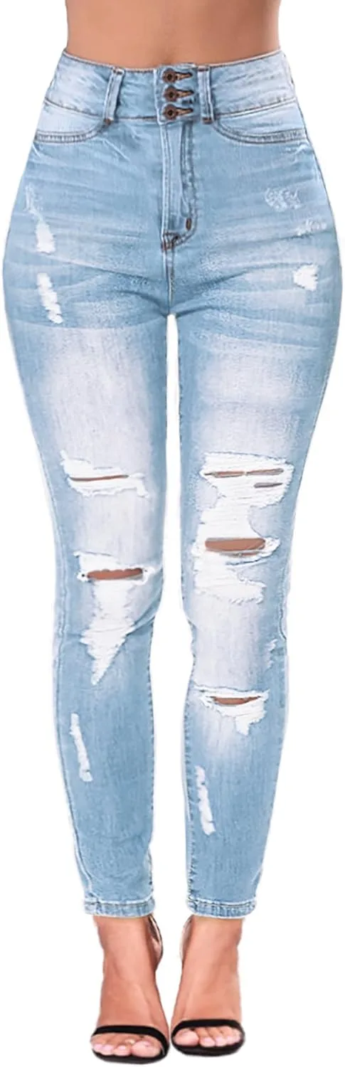 Женские джинсы Qazel Vorrlon High Waisted Ripped Skinny Stretch
Женские джинсы Qazel Vorrlon High Waisted Ripped Skinny Stretch