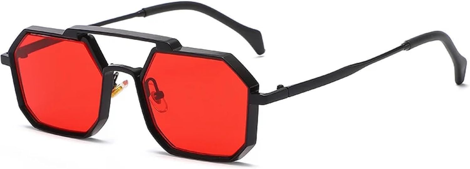 Солнцезащитные очки с защитой от УФ-излучения UV400 | Панк, металл, стимпанк, маленькие | Для женщин и мужчин, для занятий спортом на открытом воздухе и вождения DSVIGF, Black-red
Солнцезащитные очки с защитой от УФ-излучения UV400 | Панк, металл, стимпанк, маленькие | Для женщин и мужчин, для занятий спортом на открытом воздухе и вождения DSVIGF, Black-red