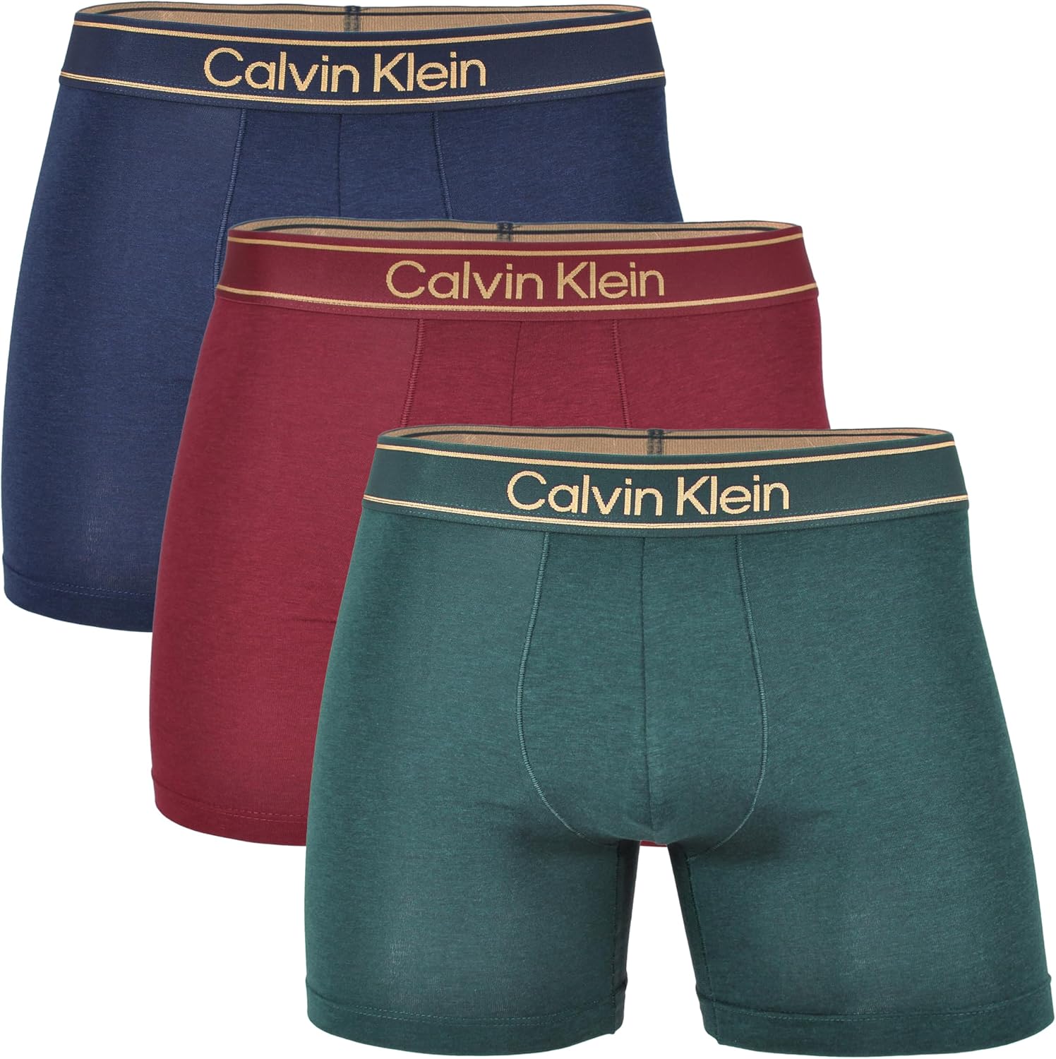 Комплект из 3 эластичных трусов-боксеров Calvin Klein, Zinfandel With Gold/ Shoreline With Gold/ Ponderosa Pine
Комплект из 3 эластичных трусов-боксеров Calvin Klein, Zinfandel With Gold/ Shoreline With Gold/ Ponderosa Pine