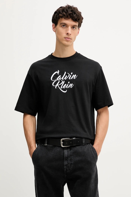 Хлопковая футболка Calvin Klein Jeans, черный
Хлопковая футболка Calvin Klein Jeans, черный