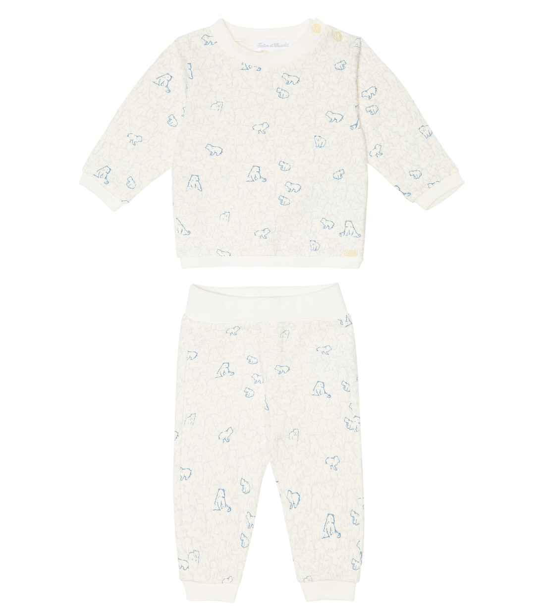 Комплект из детской толстовки и спортивных штанов Tartine et Chocolat, Nacre
Комплект из детской толстовки и спортивных штанов Tartine et Chocolat, Nacre