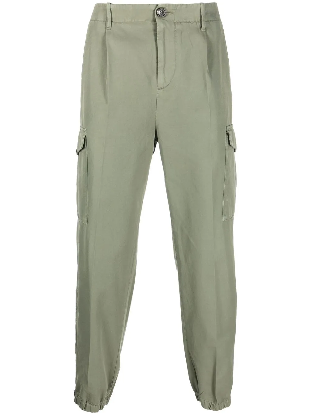 Брюки карго с молниями Brunello Cucinelli, зеленый
Брюки карго с молниями Brunello Cucinelli, зеленый