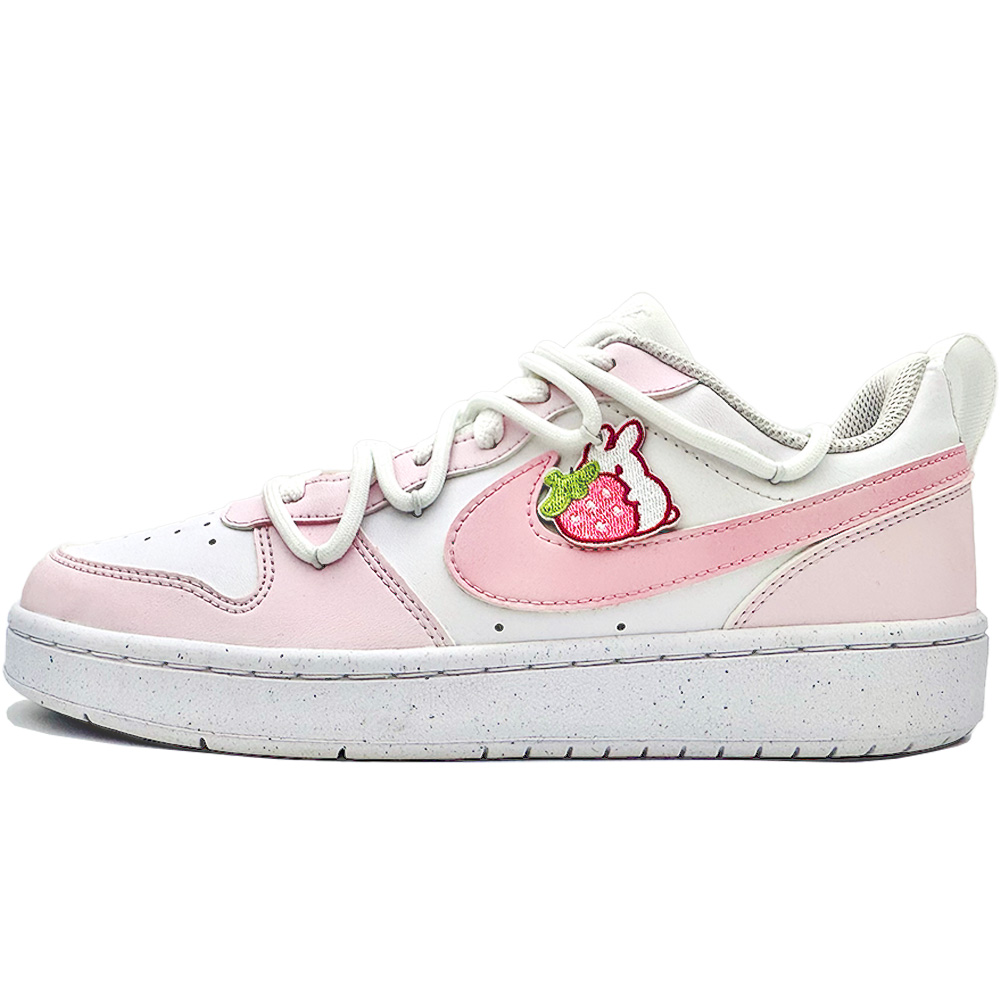 Nike Детские нескользящие низкие кроссовки для скейтбординга Court Borough, розовые, белые, подростковые
Nike Детские нескользящие низкие кроссовки для скейтбординга Court Borough, розовые, белые, подростковые