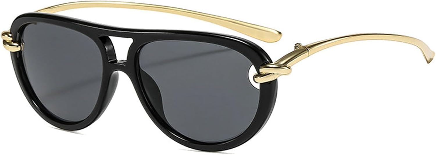 Солнцезащитные очки Helena с двойной перемычкой, увеличенного размера, для женщин и мужчин, в стиле ретро, модные очки-пилот, роскошный трендовый дизайн, солнцезащитные очки, C1
Солнцезащитные очки Helena с двойной перемычкой, увеличенного размера, для женщин и мужчин, в стиле ретро, модные очки-пилот, роскошный трендовый дизайн, солнцезащитные очки, C1