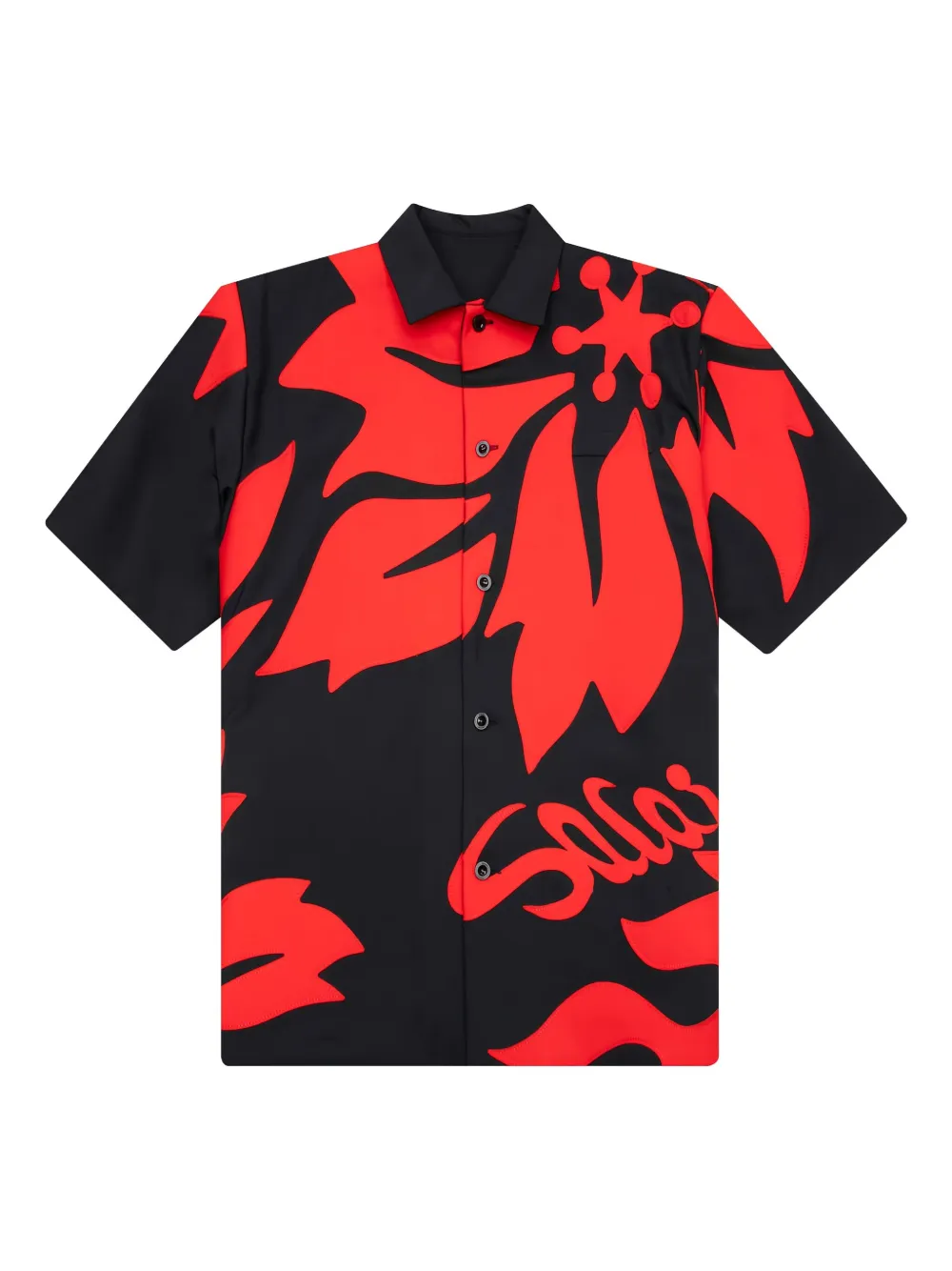 Рубашка с цветочным принтом SACAI, красный
Рубашка с цветочным принтом SACAI, красный