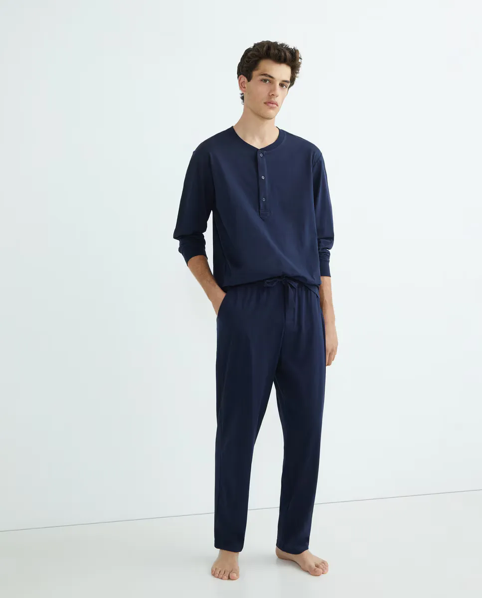 Мужские пижамные штаны из экологически чистого хлопка Emidio Tucci, синий
Мужские пижамные штаны из экологически чистого хлопка Emidio Tucci, синий