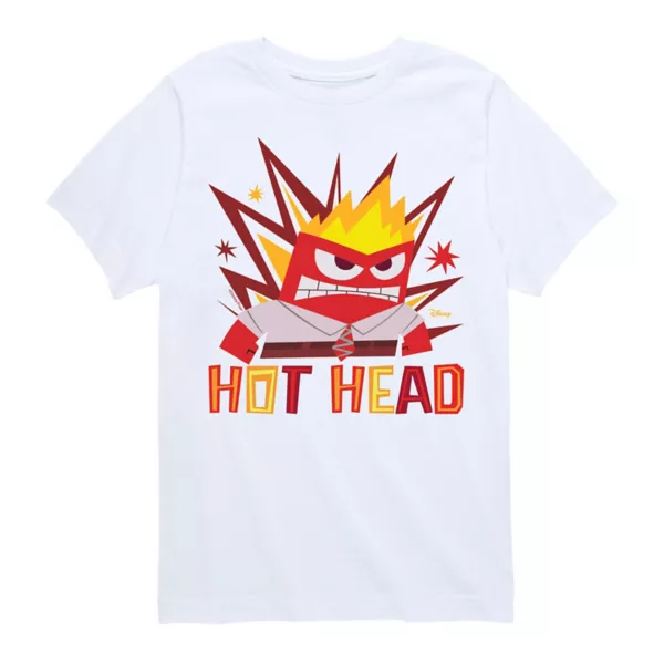 Футболка S Inside Out для мальчиков 8-20 лет с принтом «Горячая голова» Disney / Pixar, белый
Футболка S Inside Out для мальчиков 8-20 лет с принтом «Горячая голова» Disney / Pixar, белый