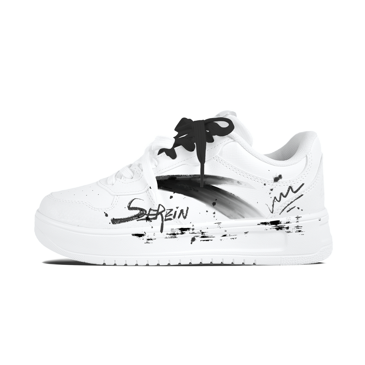 ANTA Легкие чернильные размытые граффити противоскользящие износостойкие скейтерские кроссовки Unisex
ANTA Легкие чернильные размытые граффити противоскользящие износостойкие скейтерские кроссовки Unisex