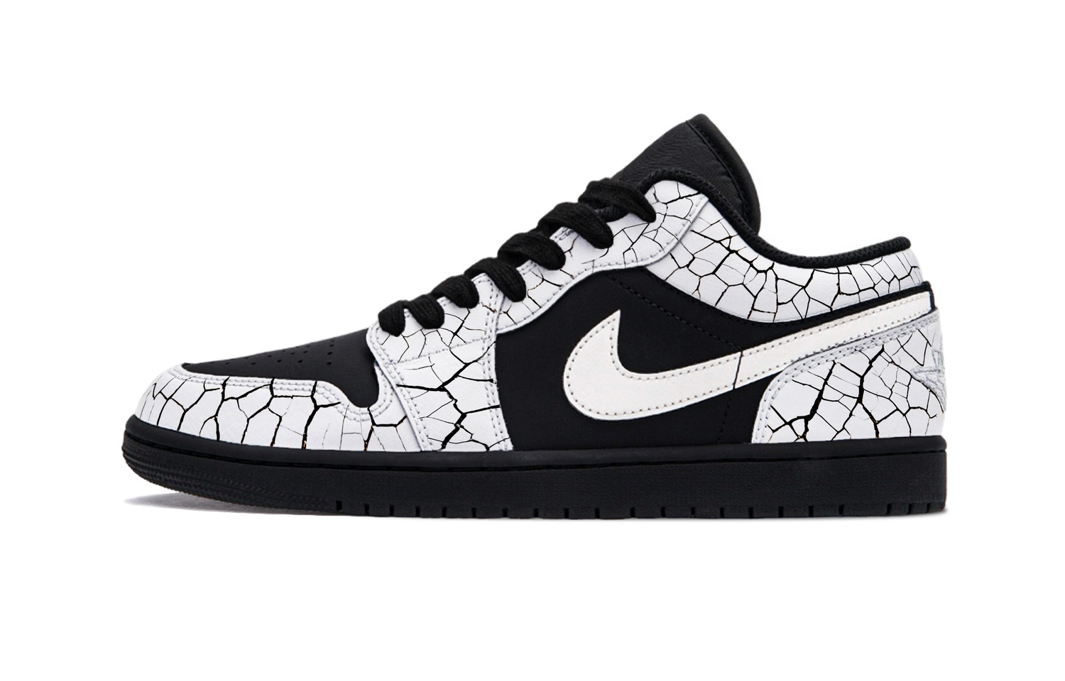 Jordan Кроссовки Air 1 Ink Stain Cracks с амортизацией, износостойкие, низкие, винтажные, мужские, черный с белым
Jordan Кроссовки Air 1 Ink Stain Cracks с амортизацией, износостойкие, низкие, винтажные, мужские, черный с белым