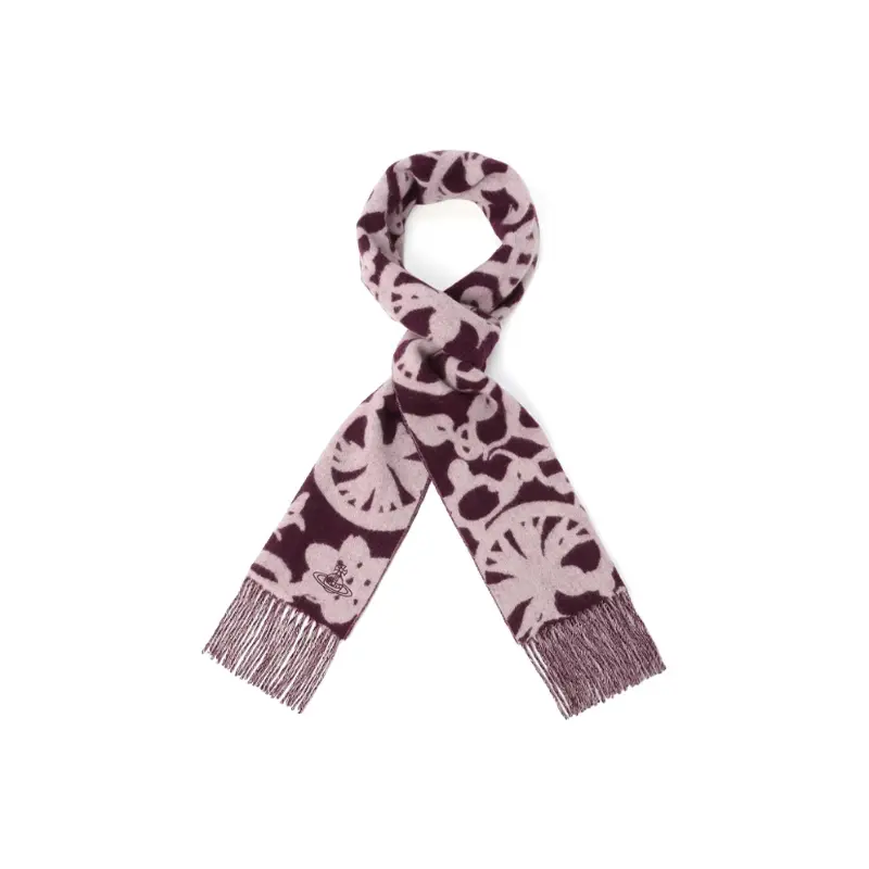 Vivienne Westwood Вязаный шарф женский, Burgundy
Vivienne Westwood Вязаный шарф женский, Burgundy