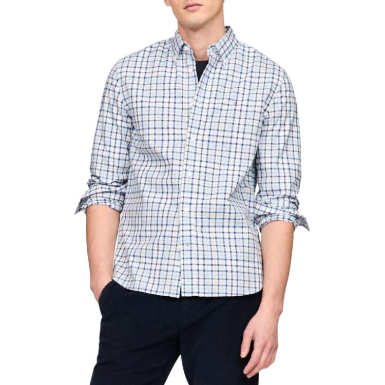 Tommy Hilfiger Мужская синяя рубашка
Tommy Hilfiger Мужская синяя рубашка