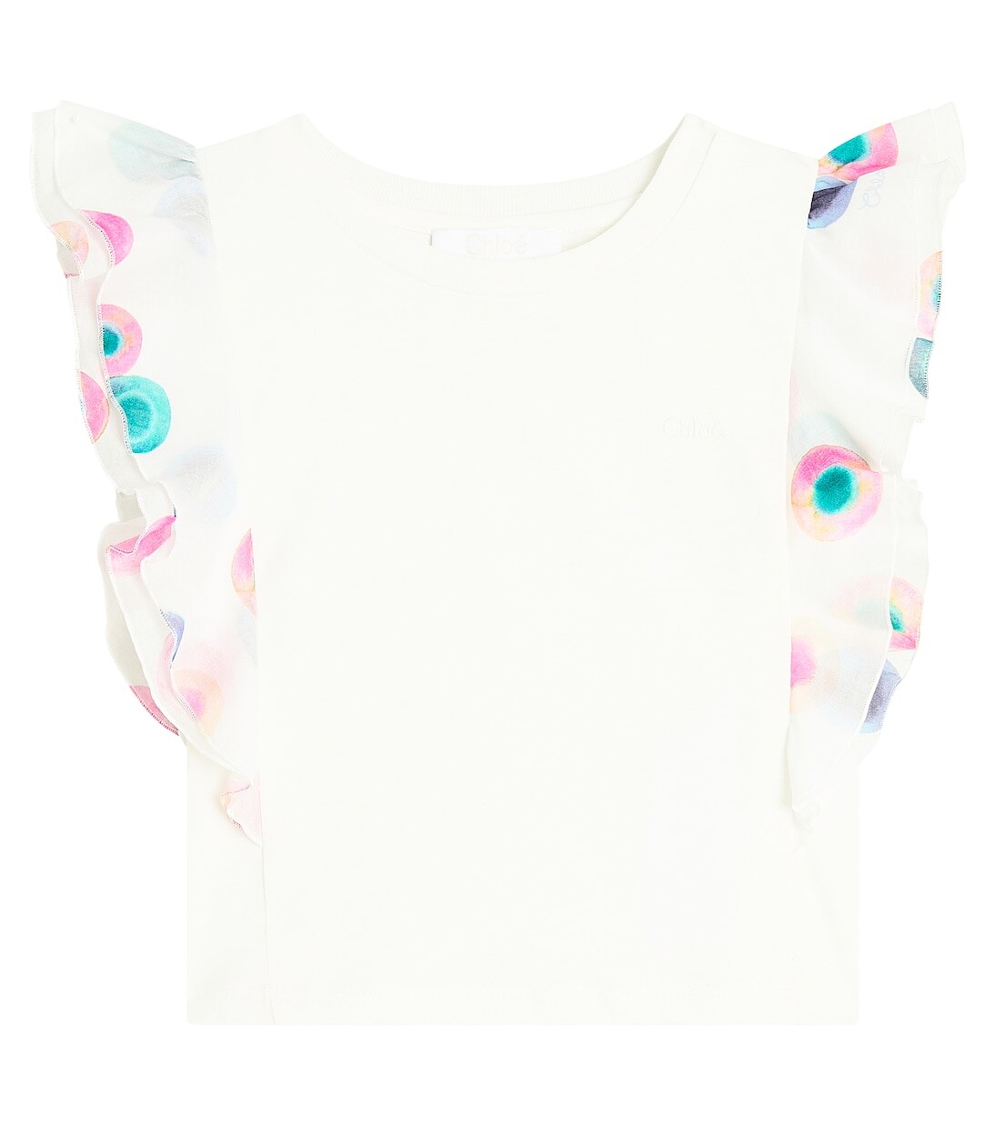 Хлопковая блузка Chloé, белый
Хлопковая блузка Chloé, белый