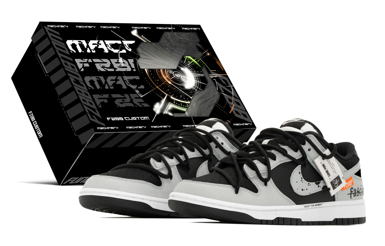 Nike Dunk Box, мужские скейтерские кеды low top в стиле vintage streetwear, устойчивые к истиранию и скольжению, черно-серые
Nike Dunk Box, мужские скейтерские кеды low top в стиле vintage streetwear, устойчивые к истиранию и скольжению, черно-серые