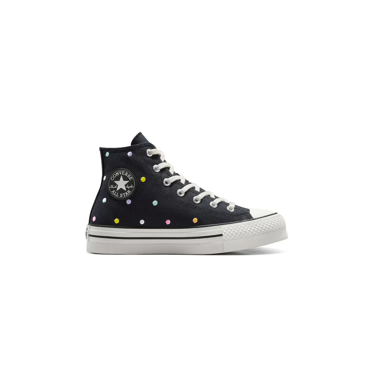 Детские повседневные кеды Converse Chuck Taylor All Star Eva Lift Polka Dots, черный
Детские повседневные кеды Converse Chuck Taylor All Star Eva Lift Polka Dots, черный