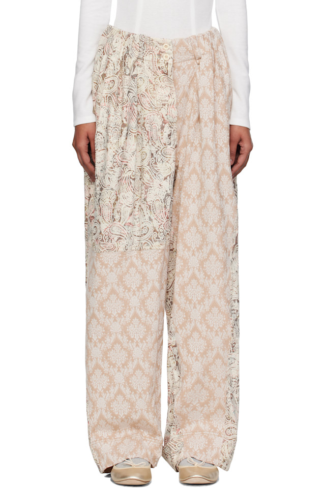 Брюки с пышной сборкой и узором «пейсли» Open Yy, бежевый
Брюки с пышной сборкой и узором «пейсли» Open Yy, бежевый
